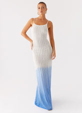 Kiki Maxi Dress - Ombre Blue