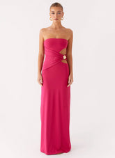 Anetta Maxi Dress - Fuchsia