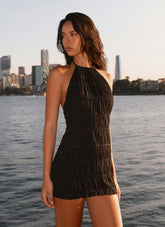 Aullie Mini Dress - Black